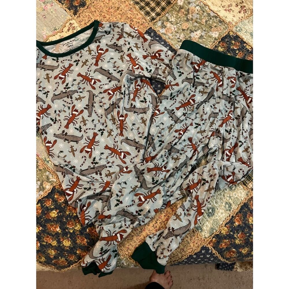 Crawfish and alligator PJs